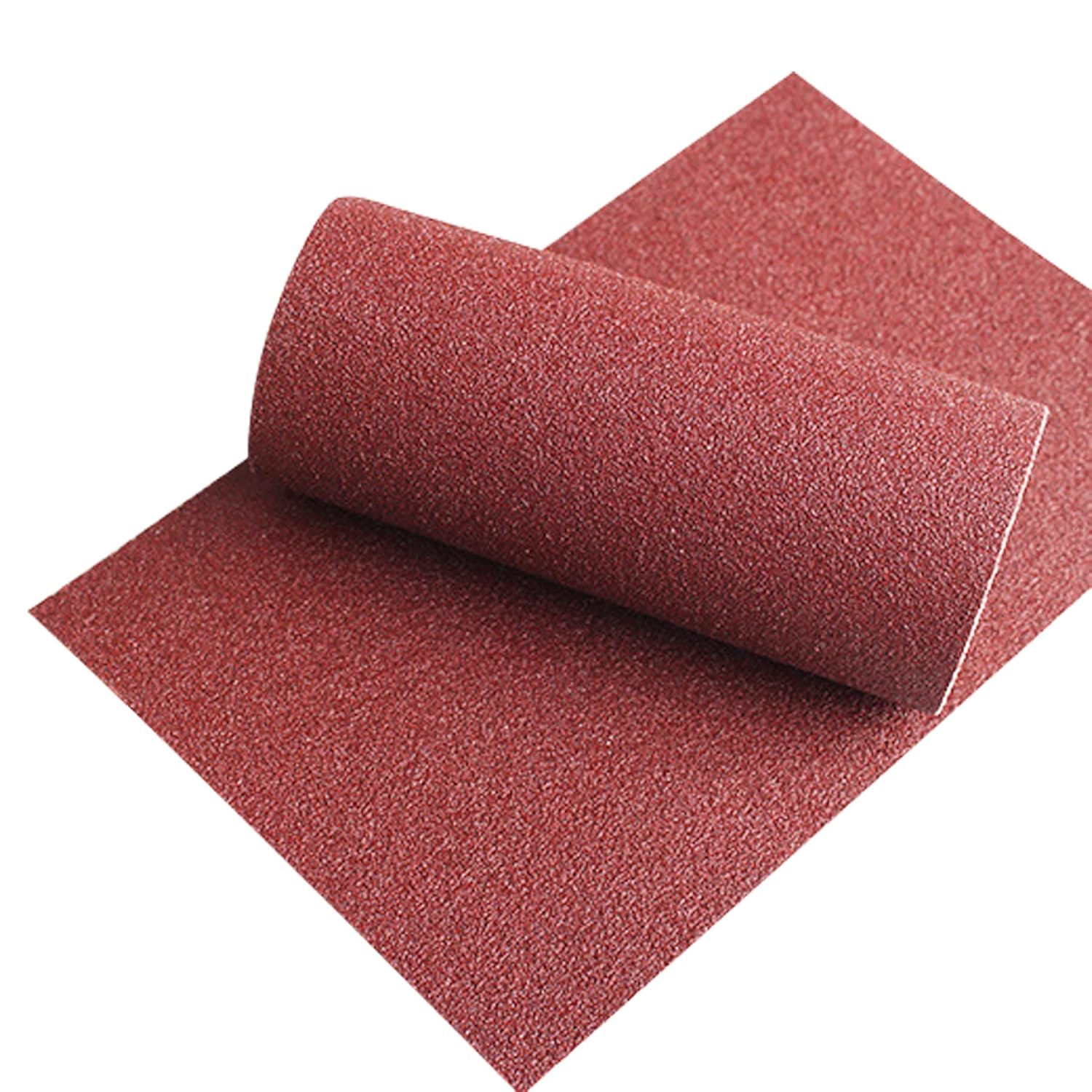 Rollo de tela de esmeril de grano 120 para acabado de muebles de madera de metal, lijado de metal, pulido automotriz, rollo de lija mate, rollo de