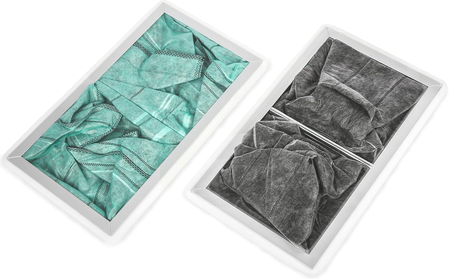 WEN Filtros de aire de carbón activado, filtro interior de 1 micrón para sistemas de filtración de aire de 400 CFM, paquete de dos (AF9161C)