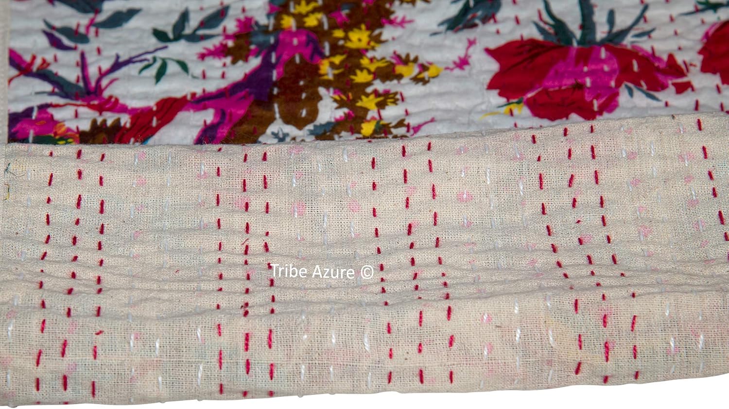 Camino de mesa de algodón de 12 x 48 pulgadas, tapiz floral, bohemio, colorido, manteles individuales para mesa de café, casa de campo, persa,