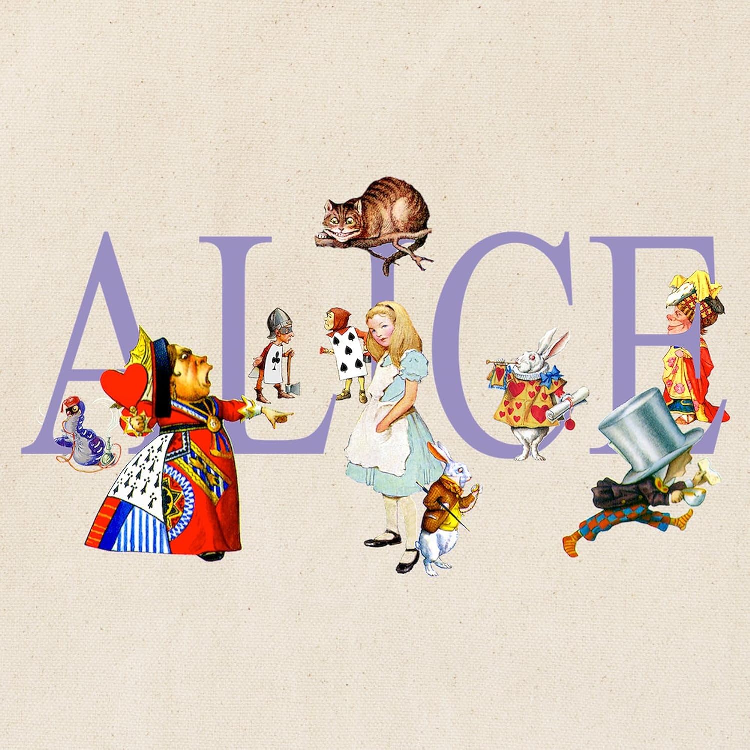 CafePress ALICE & FRIENDS IN WONDERLAND – Bolsa de mano