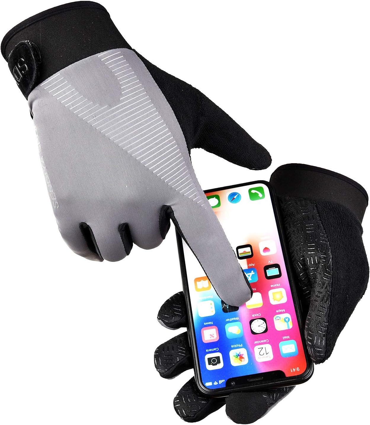 Guantes de entrenamiento, protección completa de la palma y agarre extra, guantes de esgrima de pesca para gimnasio para levantamiento de pesas,