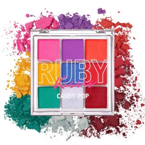 Ruby Kisses Paleta de sombras de ojos altamente pigmentado maquillaje de ojos 9 tonos mate brillante paleta de sombra de ojos metálica, maquillaje Ruby Kisses Paleta de sombras de ojos altamente pigmentado maquillaje de ojos 9 tonos mate brillante paleta de sombra de ojos metálica, maquillaje