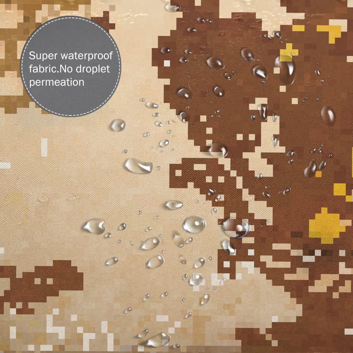 Honey Bee – Cortina de ducha de plástico de 72 x 72 pulgadas, cortinas de ducha extralargas para baño, juego de liquidación con ganchos, cortinas de