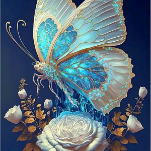 hill froeistung Kits de pintura de diamante 5D para adultos, kits de arte de diamantes de flores para adultos, niños principiantes, mariposas hill froeistung Kits de pintura de diamante 5D para adultos, kits de arte de diamantes de flores para adultos, niños principiantes, mariposas