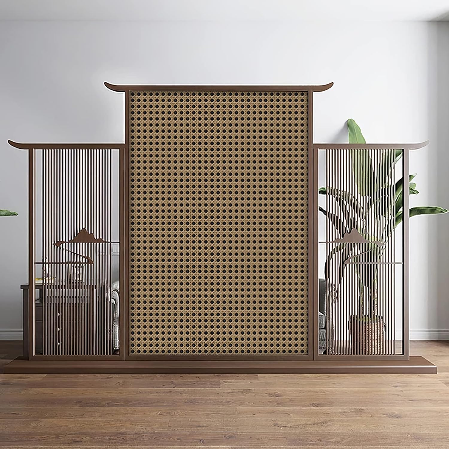 Papel tapiz de ratán para despegar y pegar para muebles de dormitorio, papel extraíble para decoración de pared, 17.7 x 118 pulgadas, 14.5 pies