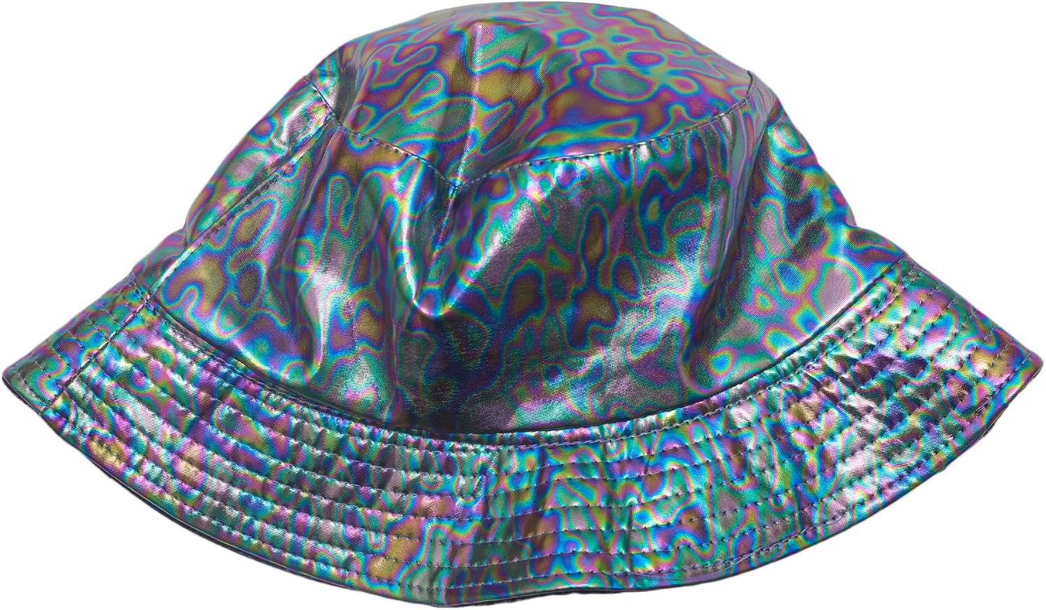 ZLYC Sombrero unisex de moda para pescadores de piel sintética impermeable