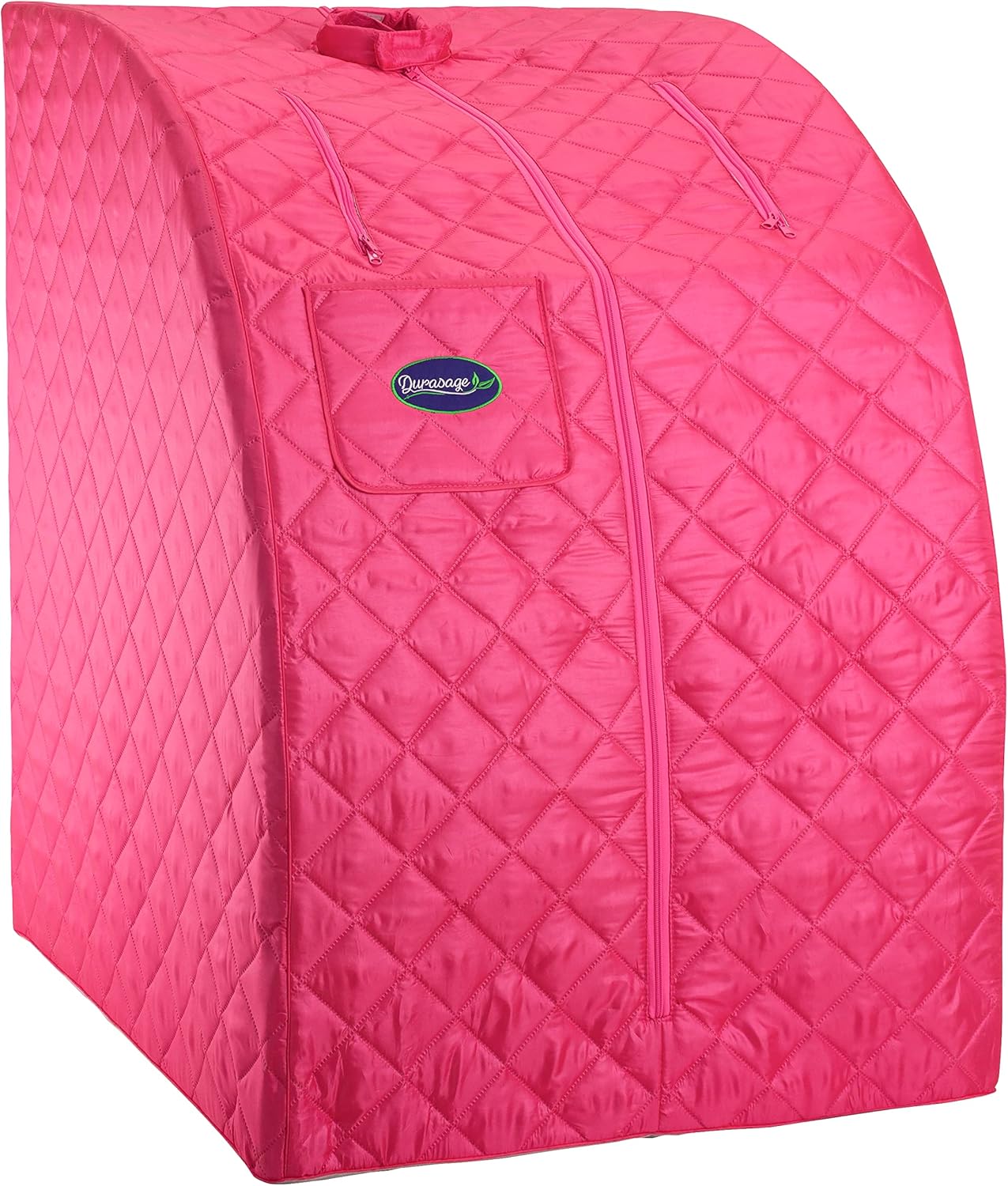 Durasage Spa de sauna de vapor personal portátil ligero para relajación en casa, temporizador de 60 minutos, generador de vapor de 800 W, silla