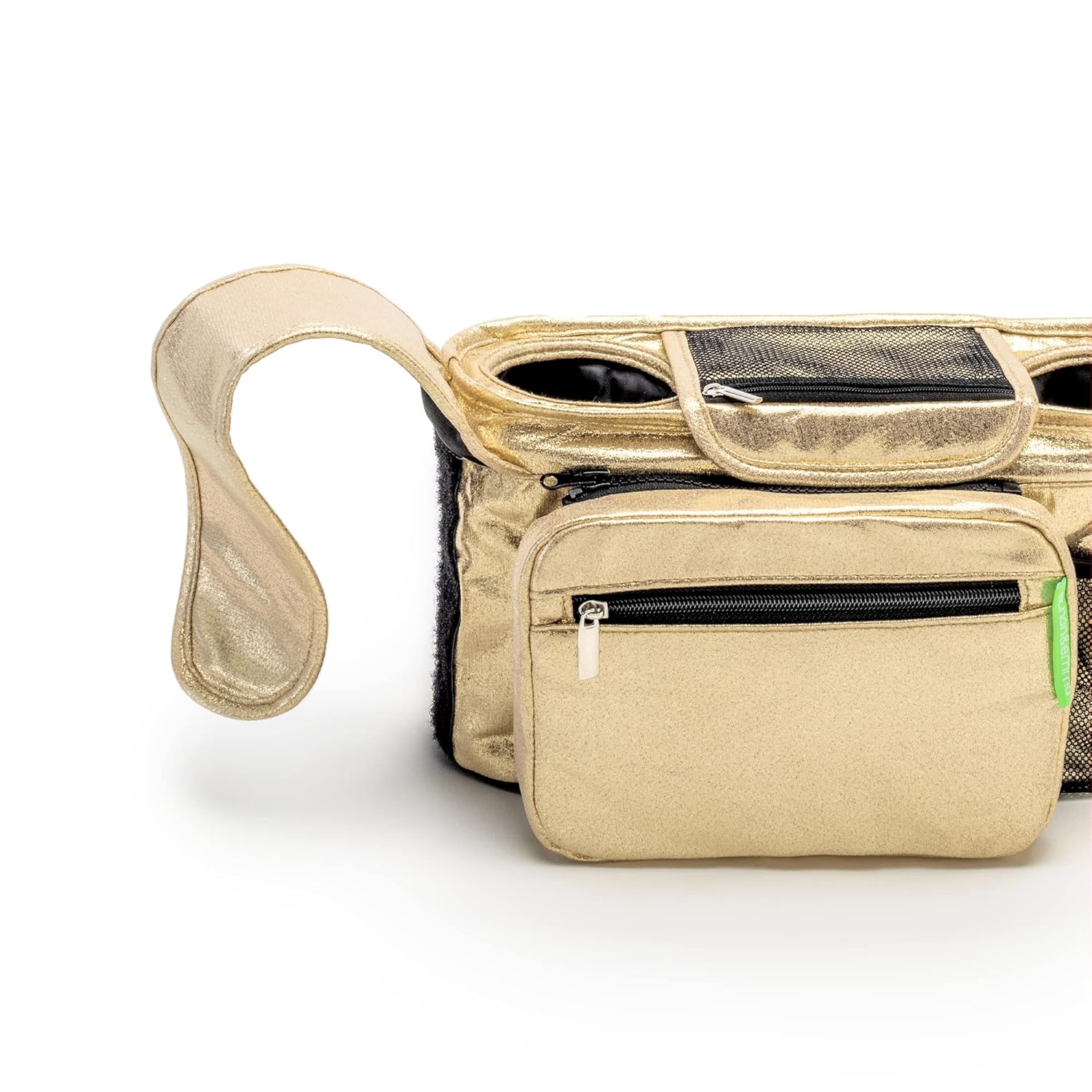 Ethan & Emma Organizador universal para cochecito. Eleva tu experiencia con portavasos aislados, almacenamiento de pañales, correas seguras, bolsa