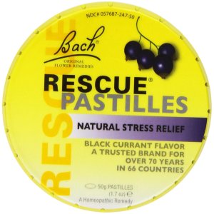 Bach Rescue Remedy Pastillas, a base de grosellero negro, 1,7 oz., paquete de de 4, 1 Bach Rescue Remedy Pastillas, a base de grosellero negro, 1,7 oz., paquete de de 4, 1