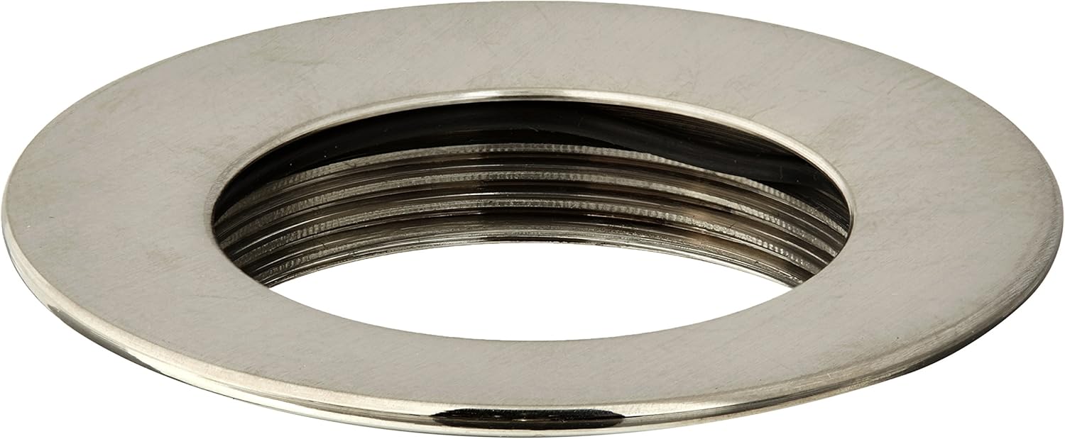 American Standard M962457-2950A BRIDA Y LAVADORA FEZ METAL DRAIN Níquel satinado, 1 unidad (paquete de 1)