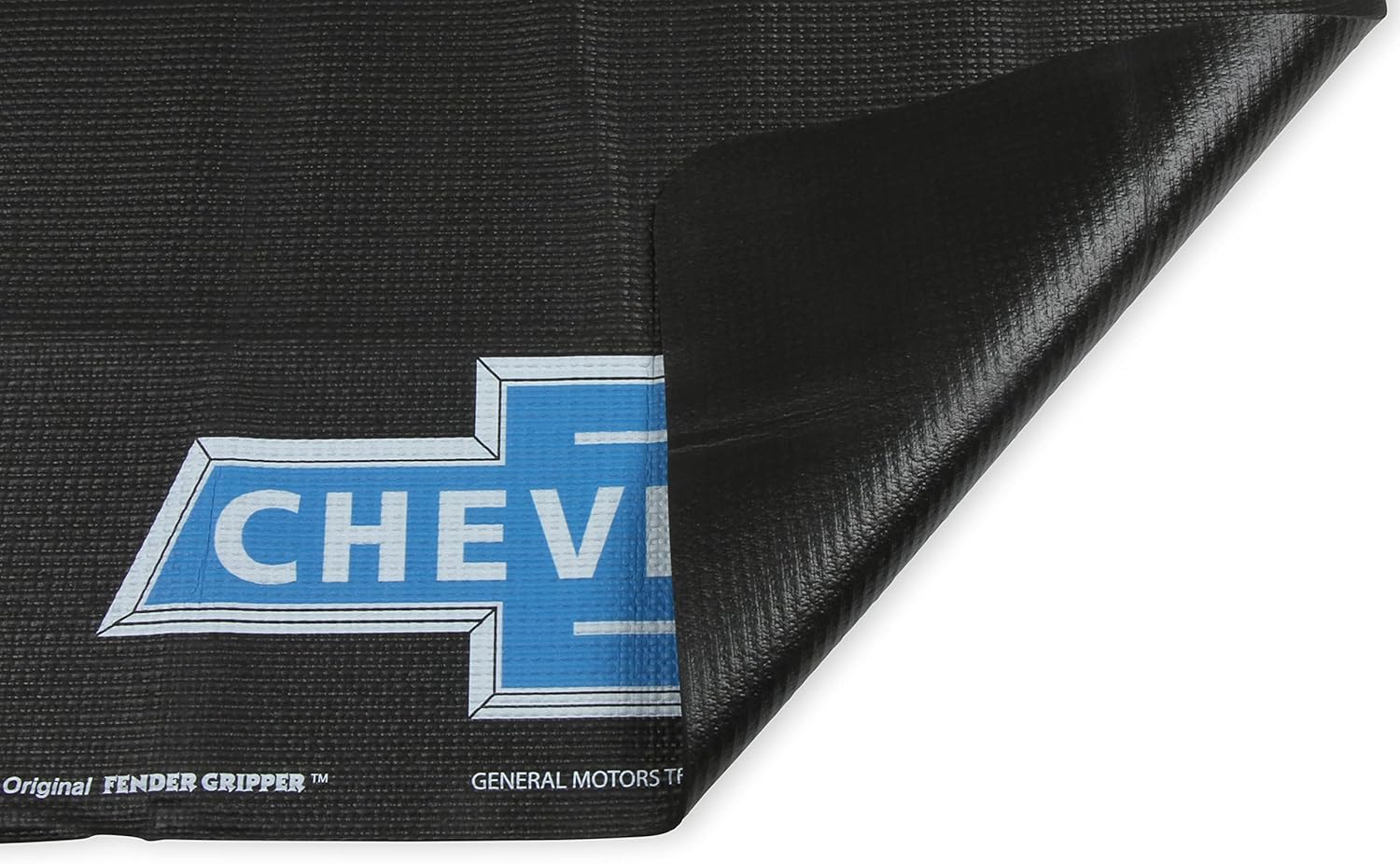 Funda para guardabarros con corbatín azul Chevrolet  Con licencia oficial de General Motors  Ajuste universal  Tamaño estándar 22 x 34 pulgadas