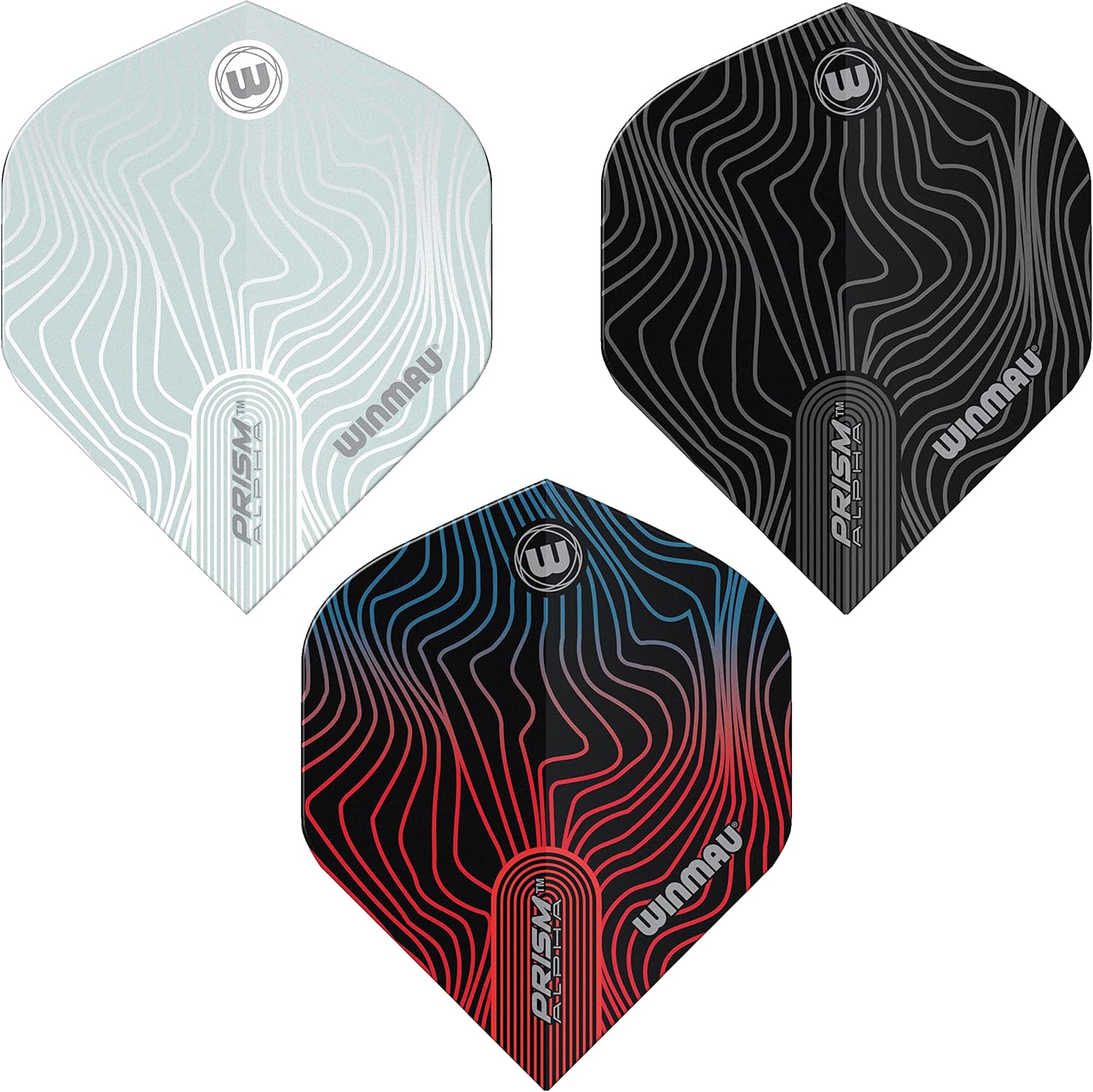 WINMAU Prism Alpha – Paquete de dardos solares