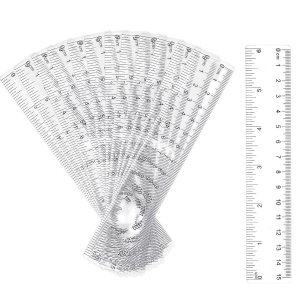 125 reglas de 6 pulgadas, regla pequeña de plástico transparente, regla de dibujo a granel para aula, escuela, oficina 125 reglas de 6 pulgadas, regla pequeña de plástico transparente, regla de dibujo a granel para aula, escuela, oficina