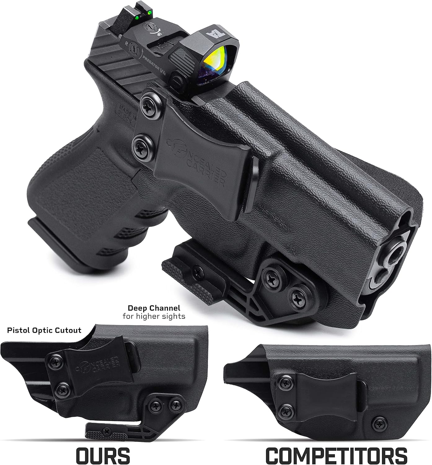Funda IWB para S&W M&P 9 M2.0  Empresa propiedad de veteranos de combate  Fundas de transporte ocultas dentro de la cintura
