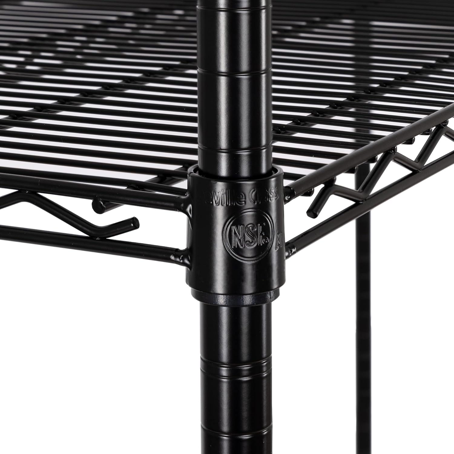 Seville Classics UltraDurable – Estante de alambre de acero sólido NSF resistente, organizador para garaje, almacén, oficina, restaurante, aula,