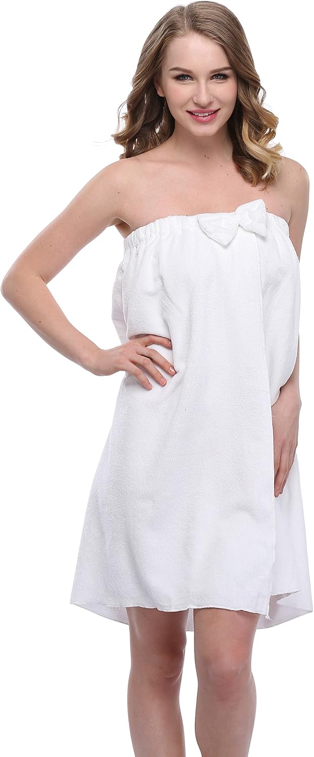 Toalla de baño para mujer, bata de baño, ducha, spa, toallas para el cuerpo, toalla de baño ligera con cierre ajustable