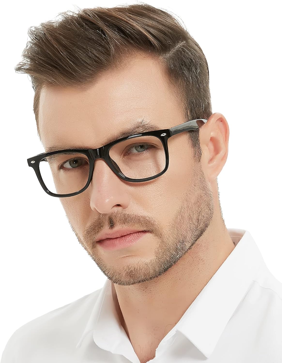 MARE AZZURO Anteojos de lectura grandes para hombres retro cuadrados lectores 1.0 1.25 1.5 1.75 2.0 2.25 2.5 2.75 3.0 3.5 4.0