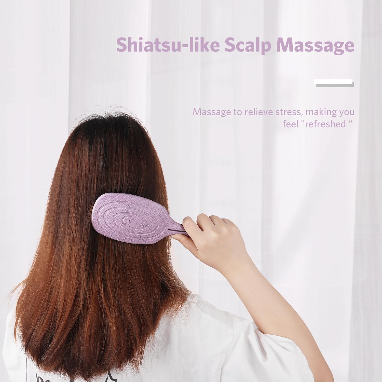 Sndyi Cepillo redondo para secado y desenredar el cabello, 1 cepillo de pelo nano térmico de cerámica y tecnología iónica con cerdas de jabalí, 1