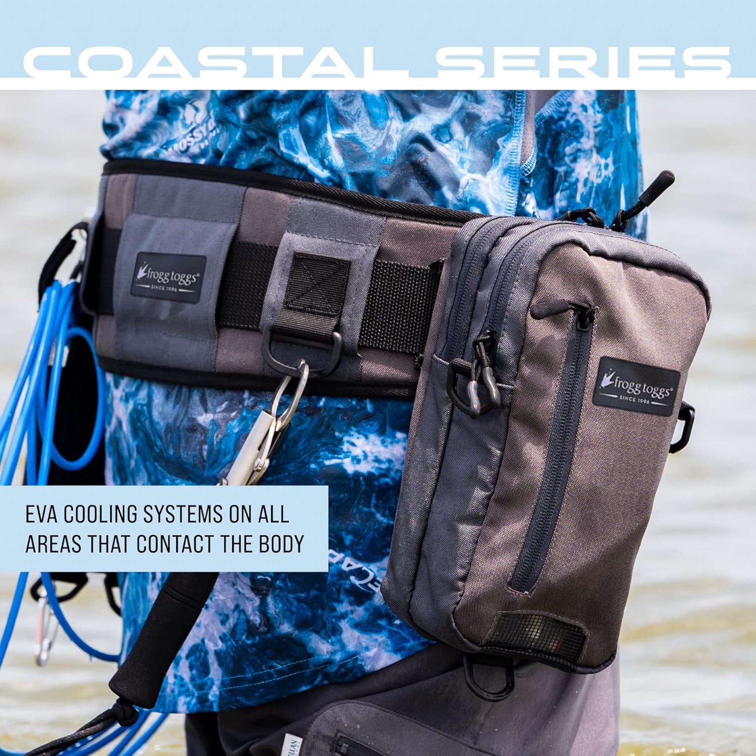 FROGG TOGGS Pursuit Fishing Wading Belt for Quick Tackle Access