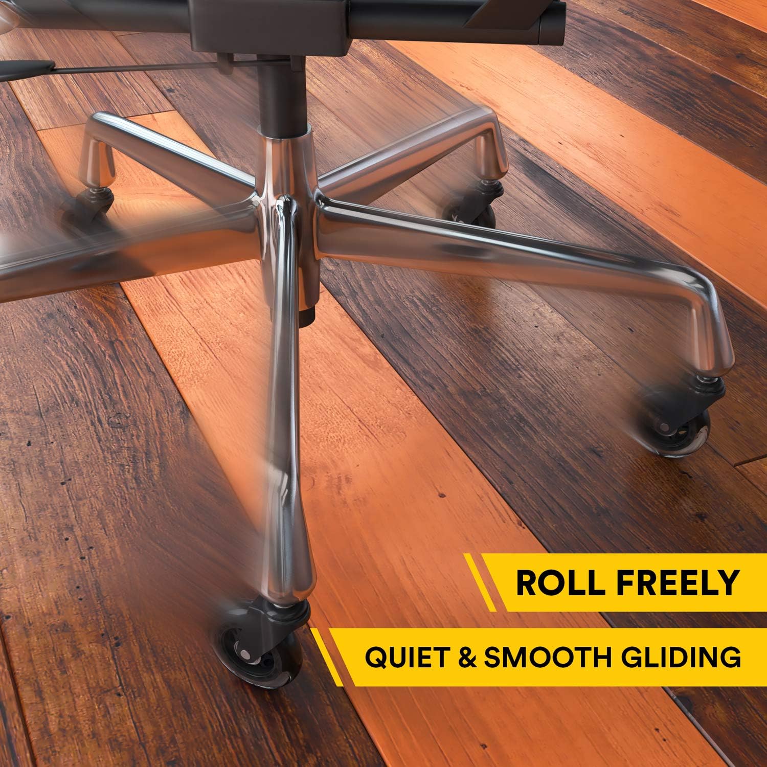Ruedas para silla de oficina solo para sillas IKEA  Ruedas de goma suave para silla de computadora protegen tus suelos de madera mejor que cualquier