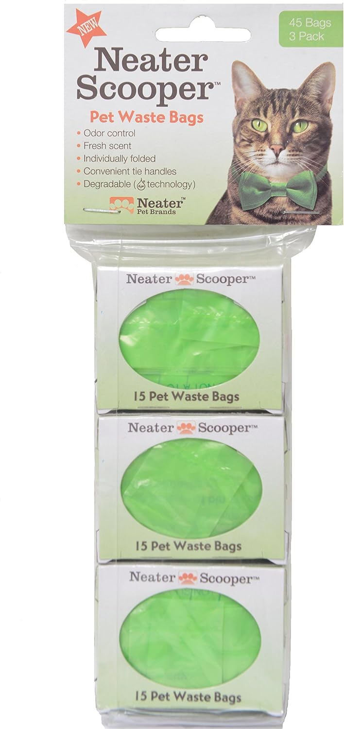 Neater Pet Brands Neater Scooper – Bolsas de repuesto para sistema de arena para gatos (45 unidades, verde)