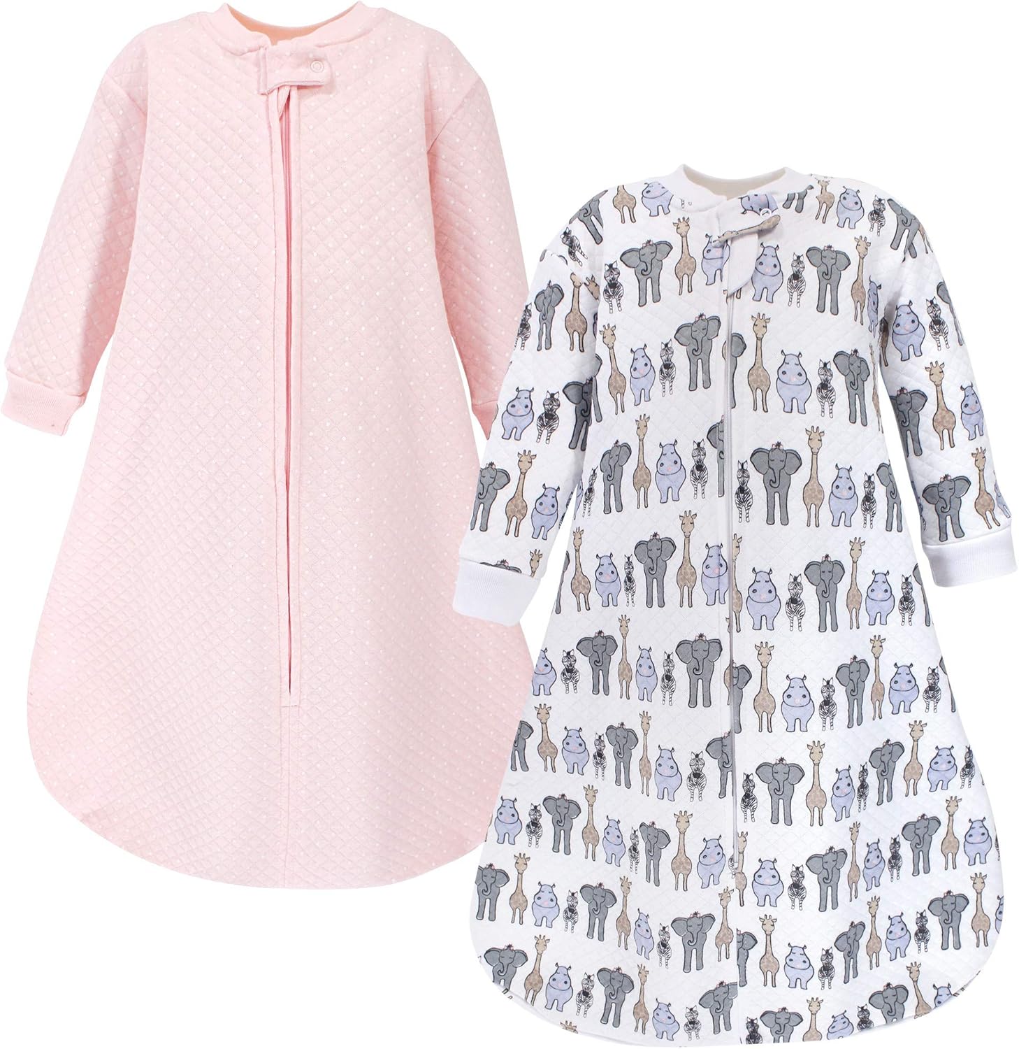 Hudson Baby Saco de dormir unisex BabyPremium acolchado de manga larga y manta portátil