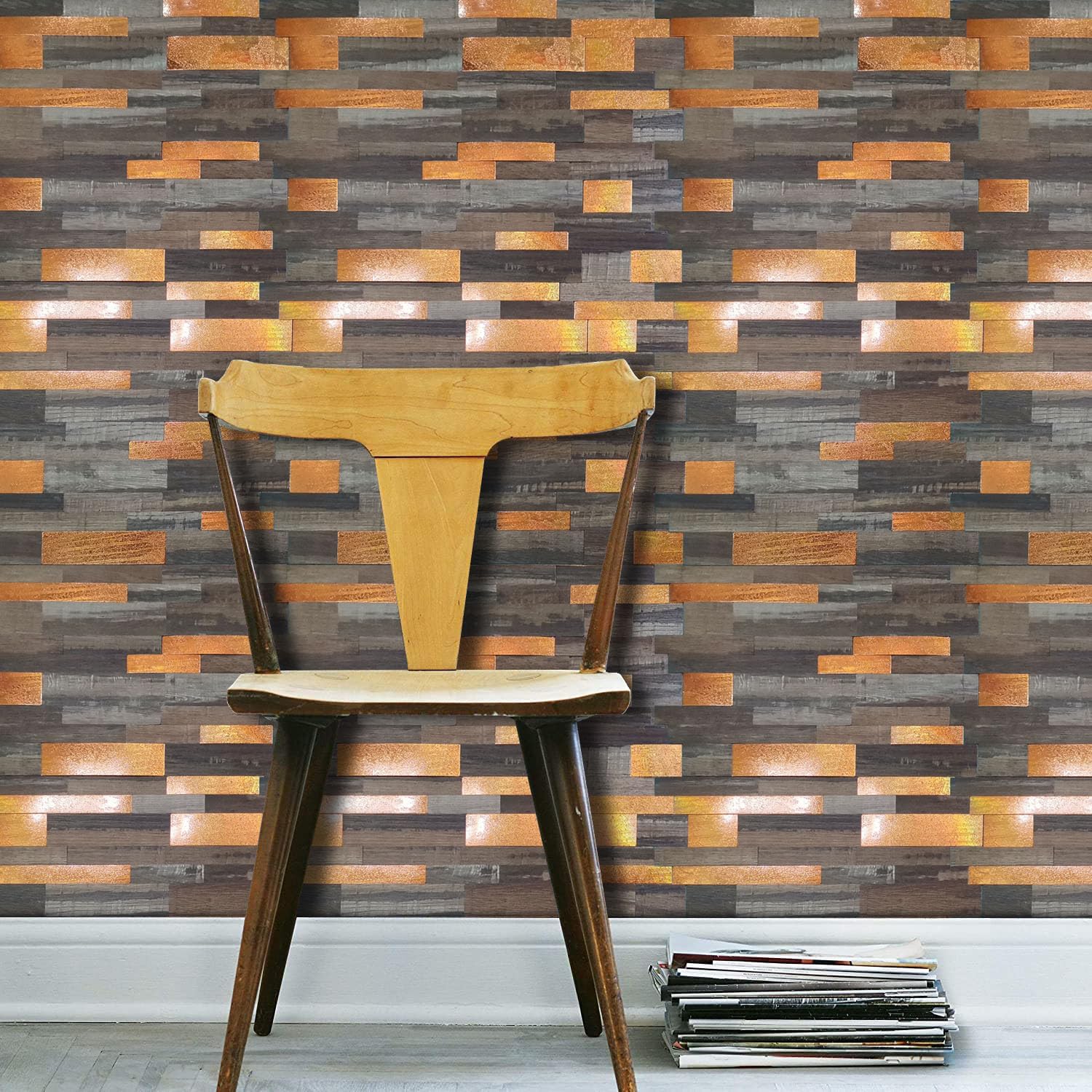 XUANINY Azulejos metálicos para salpicaduras de 12 hojas, autoadhesivas, aluminio 3D, paneles de pared para cocina, baño, dormitorio, sala de estar
