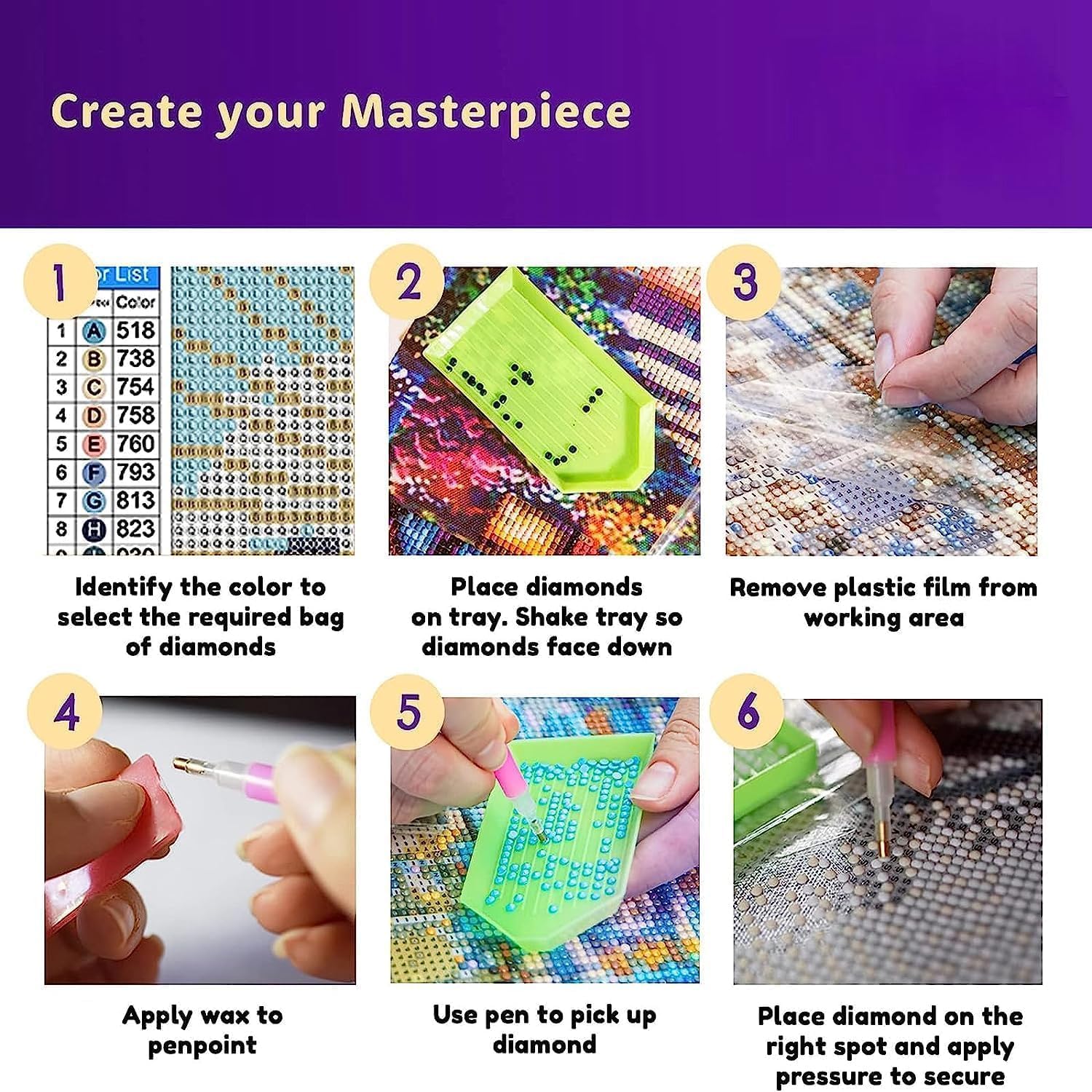 DOTSOPS Kit de pintura de diamantes de Navidad, kit de pintura para adultos, kit de arte de diamantes de invierno para adultos, árbol de Navidad