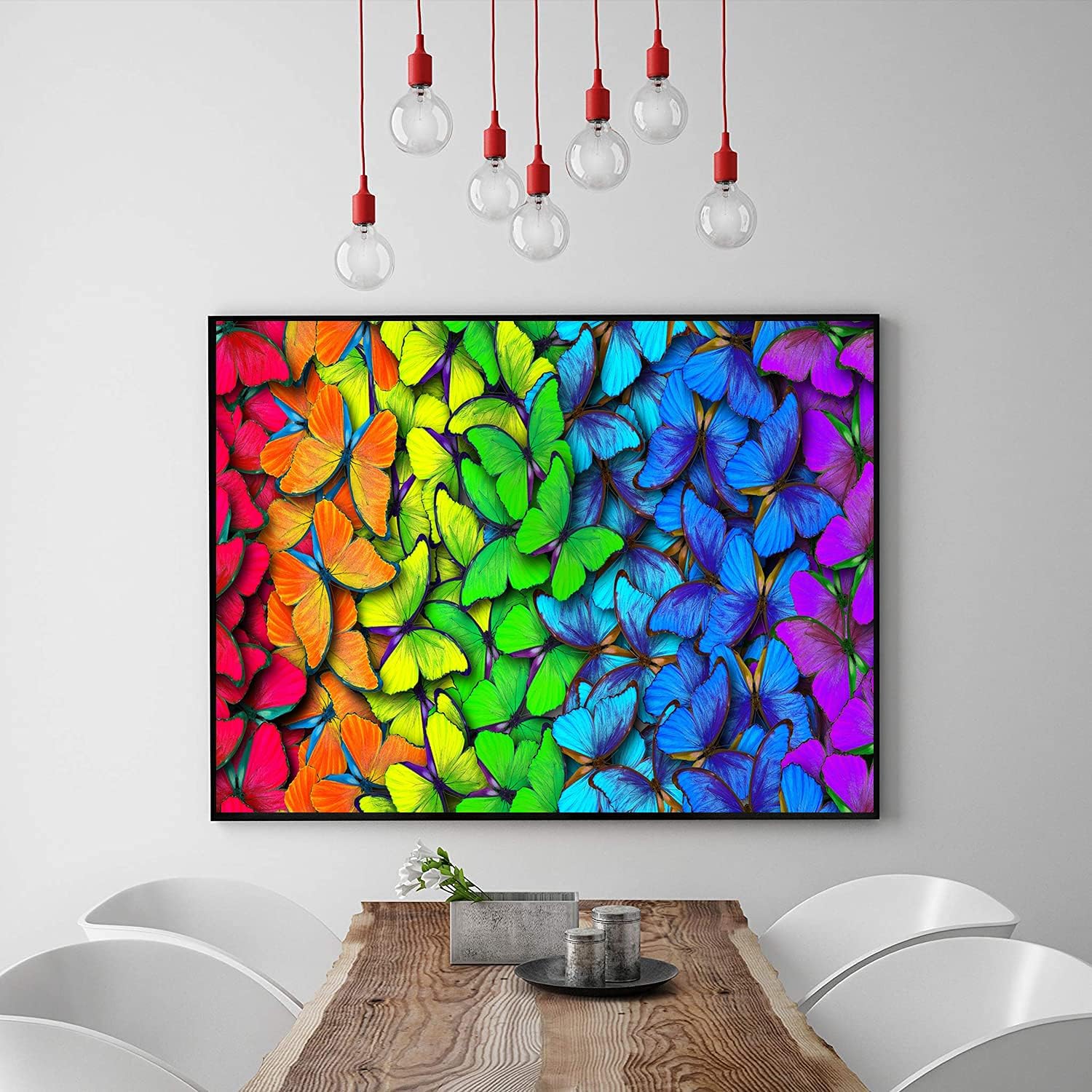 Diamond Art Beautiful Butterfly DIY 5D Diamond Painting Kits para adultos y niños, kit de manualidades por números para principiantes, decoración
