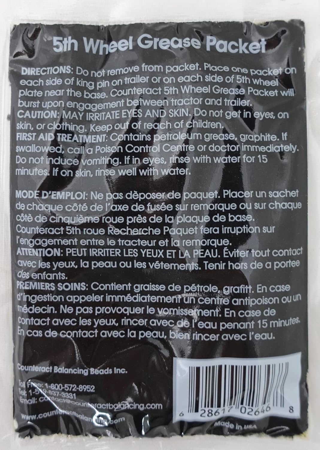 Counteract Grasa prémium para quinta rueda (CBB-5WG2oz -48PK)