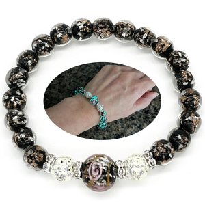 ARTSY Crafts Glow in the Dark Firefly Beads Bracelet for Women, Luminous Glass Beads Healing Crystal Glowing Beaded Bracelets, Mermaid Bracelet, ARTSY Crafts Glow in the Dark Firefly Beads Bracelet for Women, Luminous Glass Beads Healing Crystal Glowing Beaded Bracelets, Mermaid Bracelet,