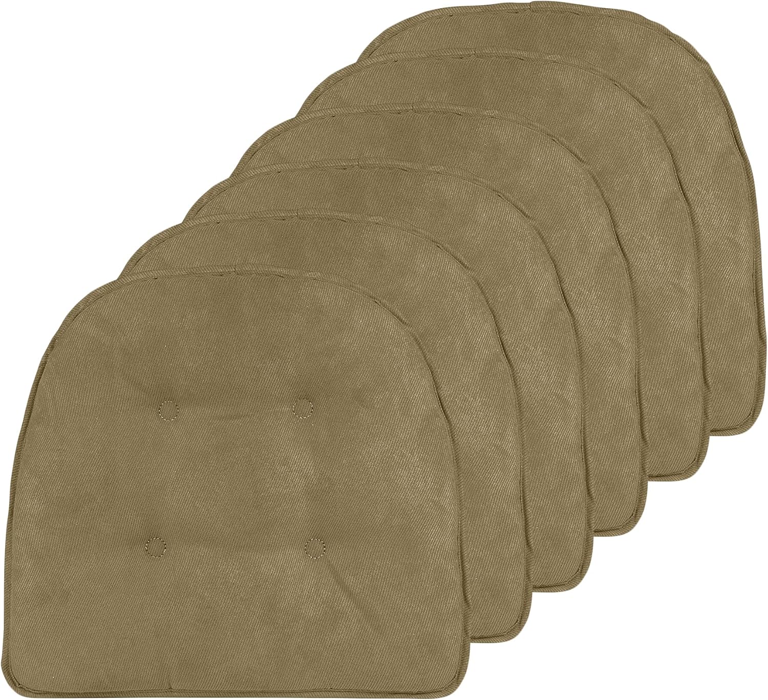Klear Vu Omega – Cojines universales antideslizantes para silla para comedor, cocina y oficina, almohadilla de asiento antideslizante en forma de U,
