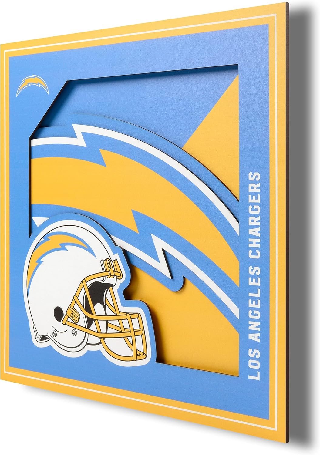 YouTheFan Arte de pared de la serie de logotipos NFL de 12 x 12