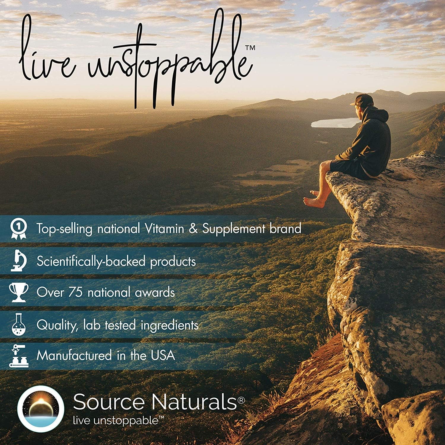 Source Naturals Vitamina C vegana sin OMG, para apoyo inmunológico*, 1,000 mg – 60 tabletas