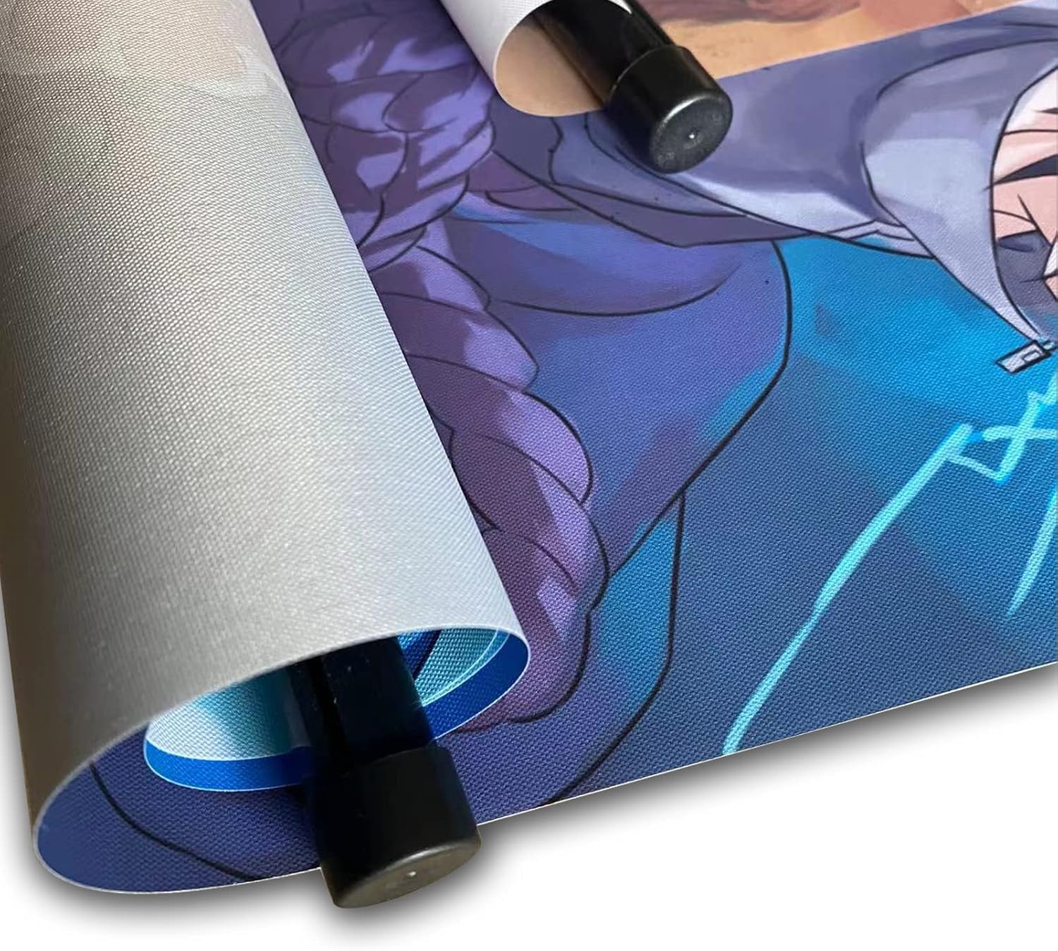 Póster de anime para Han Juri, impresiones de tela artísticas de alta calidad con temática de anime japonés para colgar en la pared, decoración