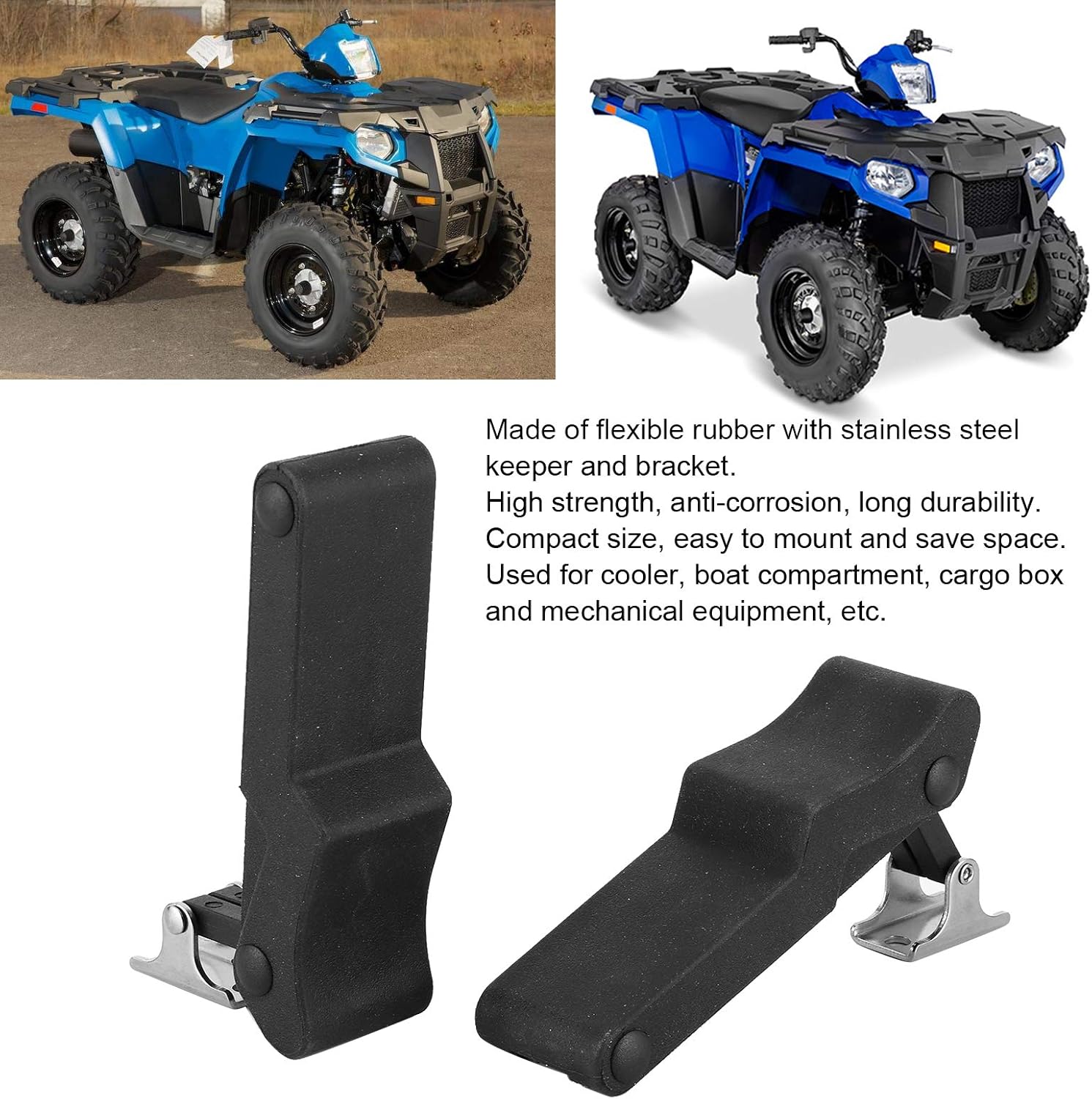 2 pestillo de goma para Polaris Sportsman 450 570 850 Touring ETX 7081927