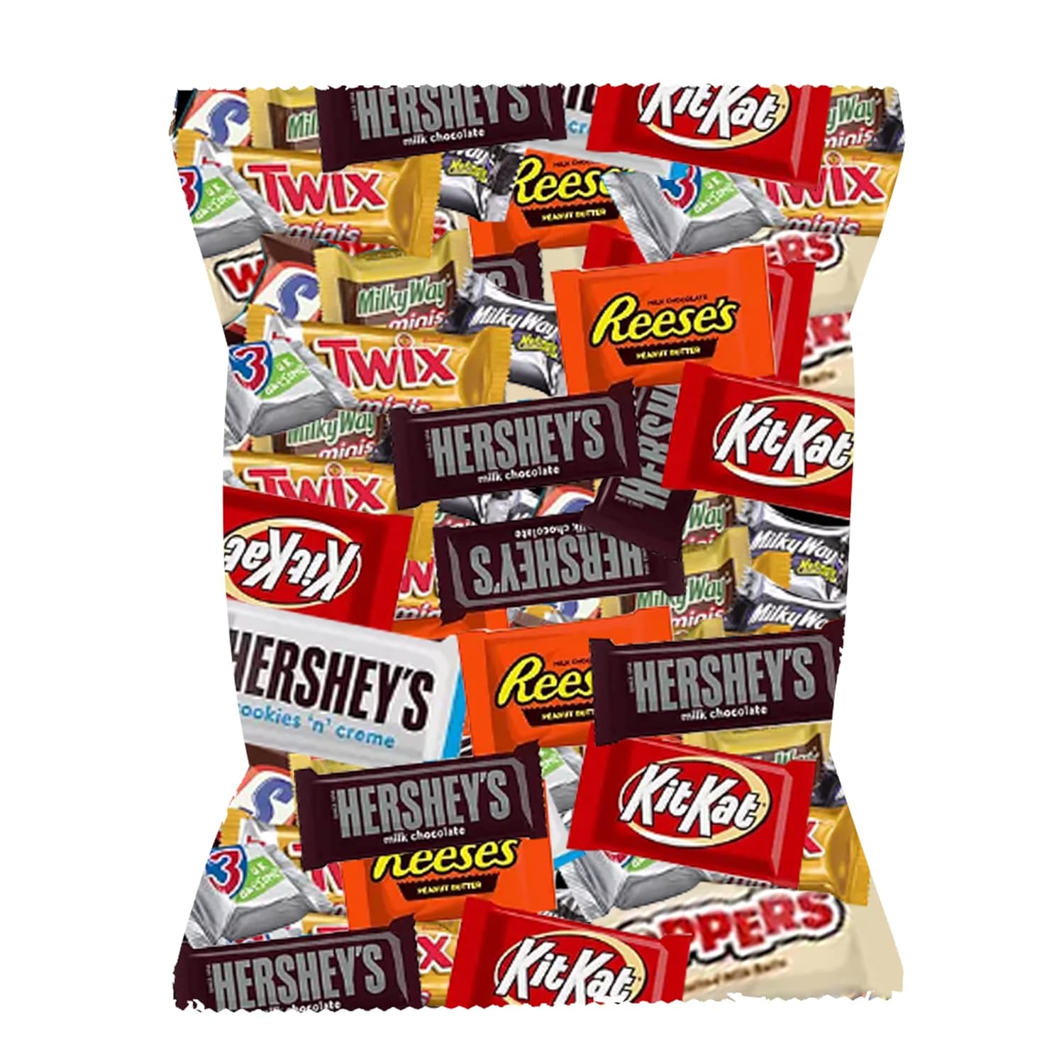 BEEQ Caja (5 libras) Mezcla de chocolate a granel surtida, chocolate a granel, dulces envueltos individualmente, mezcla de fiesta, surtido de dulces