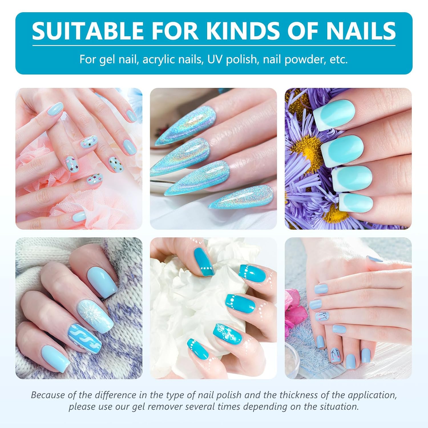 Removedor de esmalte de uñas de gel de 0.5 onzas líquidas con lima de uñas y raspador de esmalte de uñas, removedor de esmalte de gel profesional