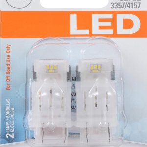 SYLVANIA – Mini bombilla LED blanca 3457 – Bombillas LED brillantes, ideales para aplicaciones de freno, estacionamiento, cola y señal de giro. SYLVANIA – Mini bombilla LED blanca 3457 – Bombillas LED brillantes, ideales para aplicaciones de freno, estacionamiento, cola y señal de giro.