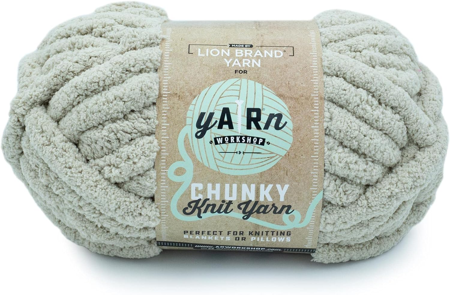 (1 madeja) Lion Brand Yarn 951-123AQ AR Workshop – Tejido grueso, lino