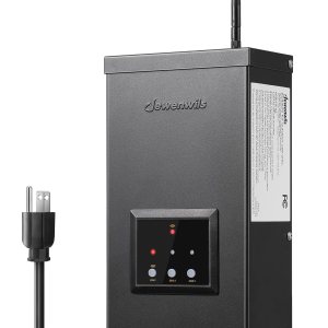 DEWENWILS Transformador de bajo voltaje Wi-Fi de 120 W, 3 salidas independientes, 120 V CA a 12 V14 V CA, transformador de paisaje de bajo voltaje DEWENWILS Transformador de bajo voltaje Wi-Fi de 120 W, 3 salidas independientes, 120 V CA a 12 V14 V CA, transformador de paisaje de bajo voltaje