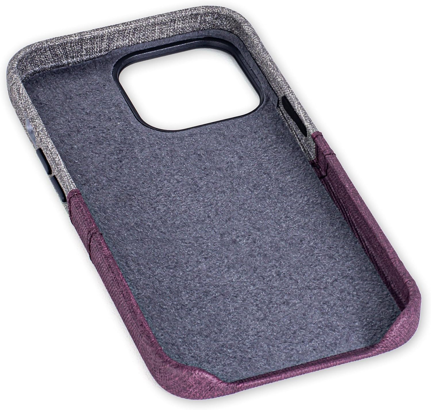 Dockem Funda tipo cartera para iPhone 13 Pro con placa metálica integrada para montaje magnético y 2 bolsillos para tarjetas de crédito Luxe M2,