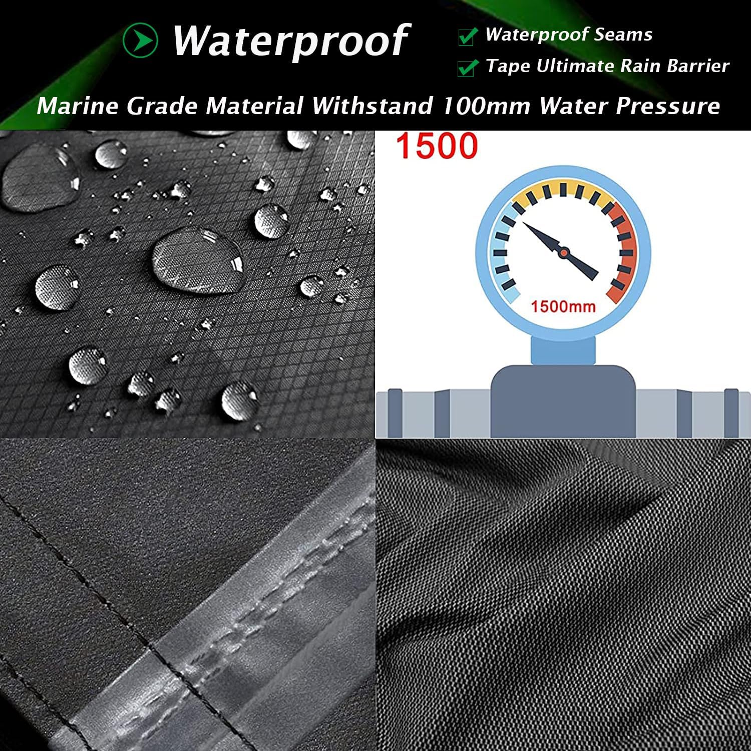 Big Ant Funda impermeable para automóvil para todo tipo de clima, ajuste universal para sedán, Ford Mustang, Chevy CamaroMalibu, Kia Optima, Hyundai
