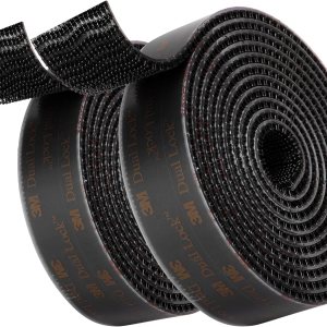 3M Dual Lock SJ3550A 1 pulgada × 8 pies, color negro, paquete de 2 cintas de montaje de cierre con cierre de gancho adhesivo fuerte en forma de 3M Dual Lock SJ3550A 1 pulgada × 8 pies, color negro, paquete de 2 cintas de montaje de cierre con cierre de gancho adhesivo fuerte en forma de