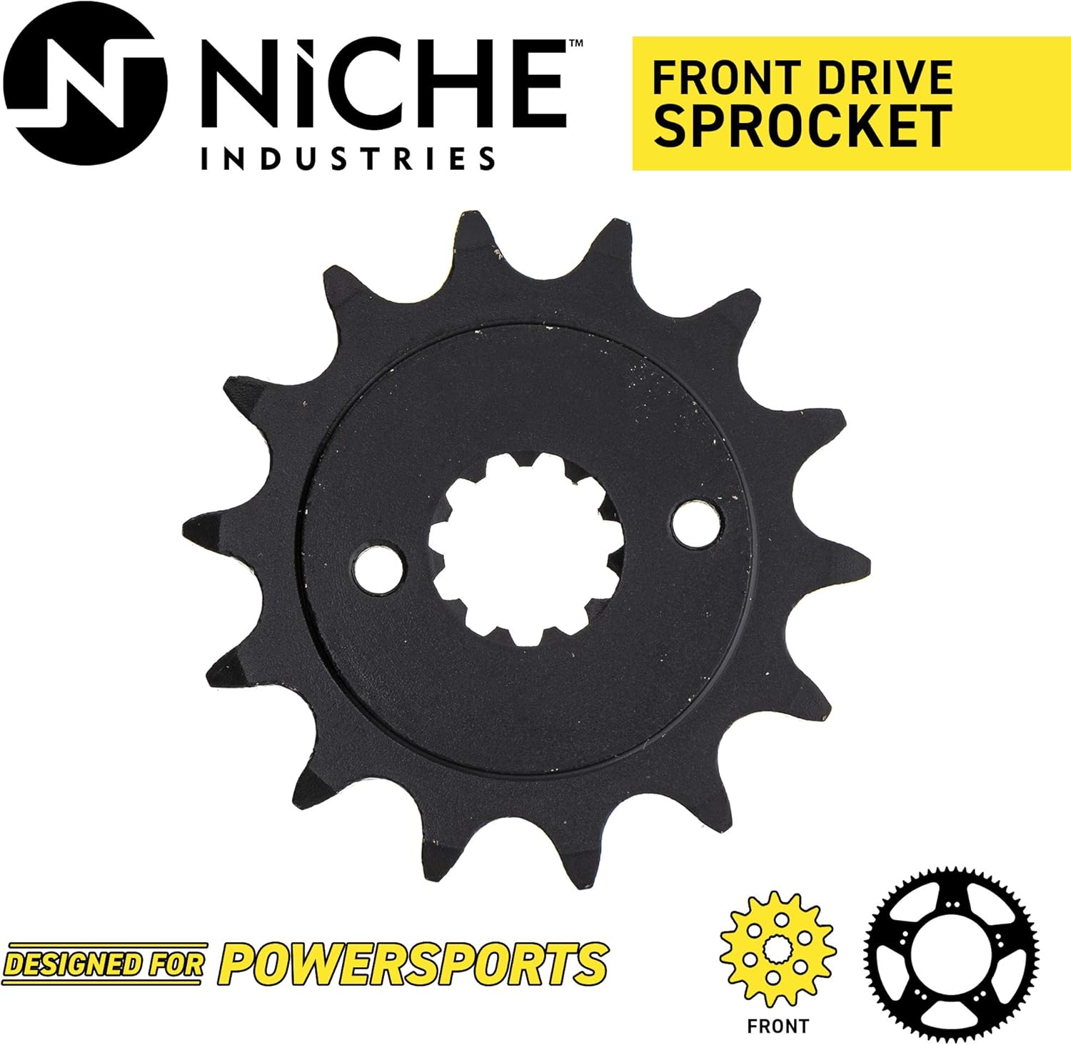 NICHE Piñón de transmisión delantera de 14 dientes de paso 520 para Honda CRF250L CBR250R CBR300R CB300F CMX300 CB300R CRF250RL 2011-2019