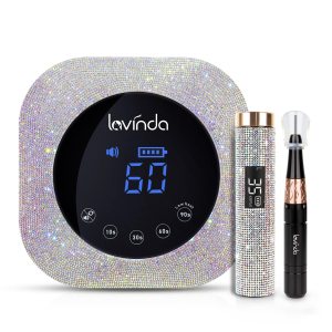 Lavinda Diamond Serise – Lámpara de uñas inalámbrica con diamantes de imitación brillantes, 35000 rpm, taladro de uñas portátil eléctrico profesional Lavinda Diamond Serise – Lámpara de uñas inalámbrica con diamantes de imitación brillantes, 35000 rpm, taladro de uñas portátil eléctrico profesional