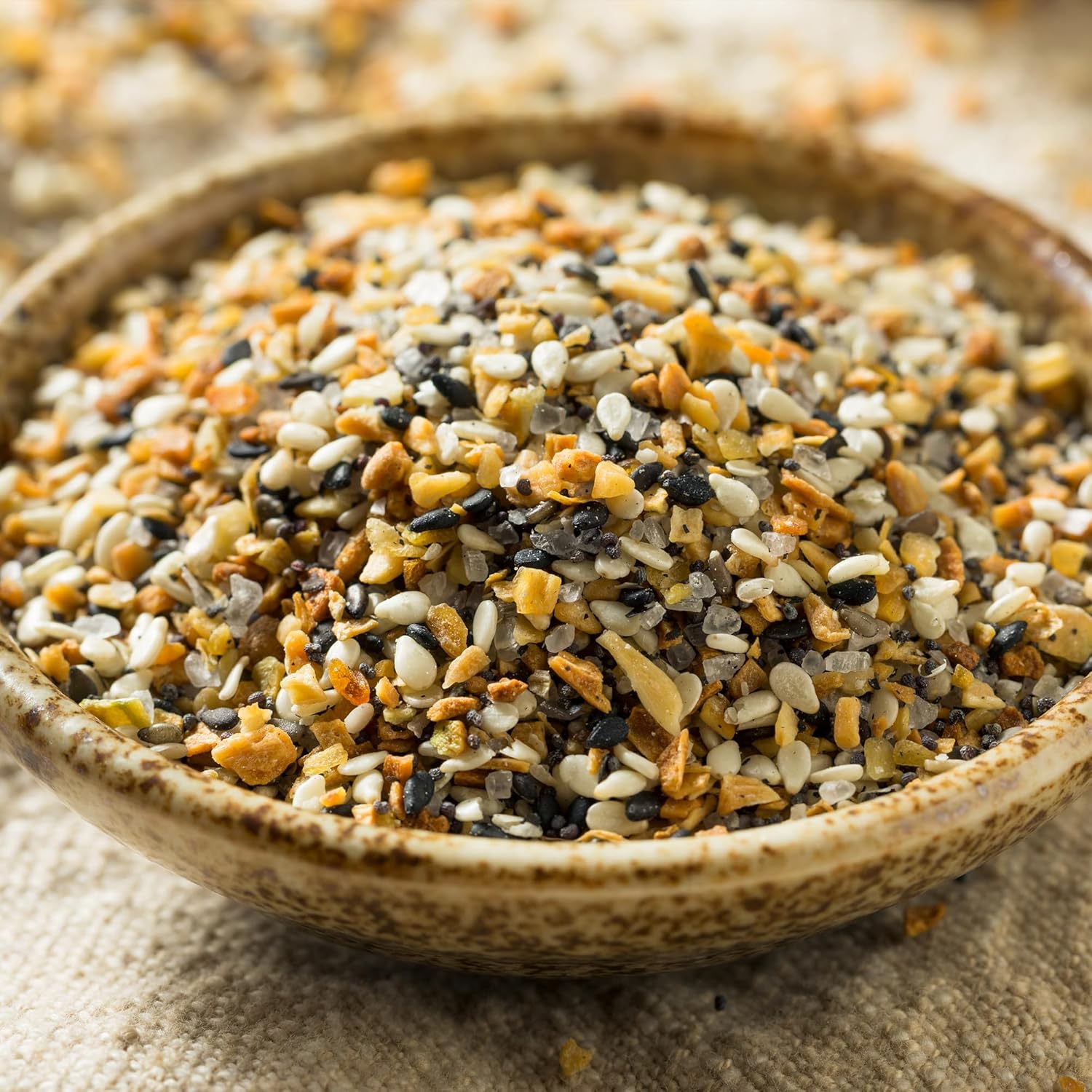 Pure Original Ingredients Everything Bagel Seasoning (1 lb) Añade sabor y textura, mezcla de semillas de sésamo, ajo, cebolla y sal