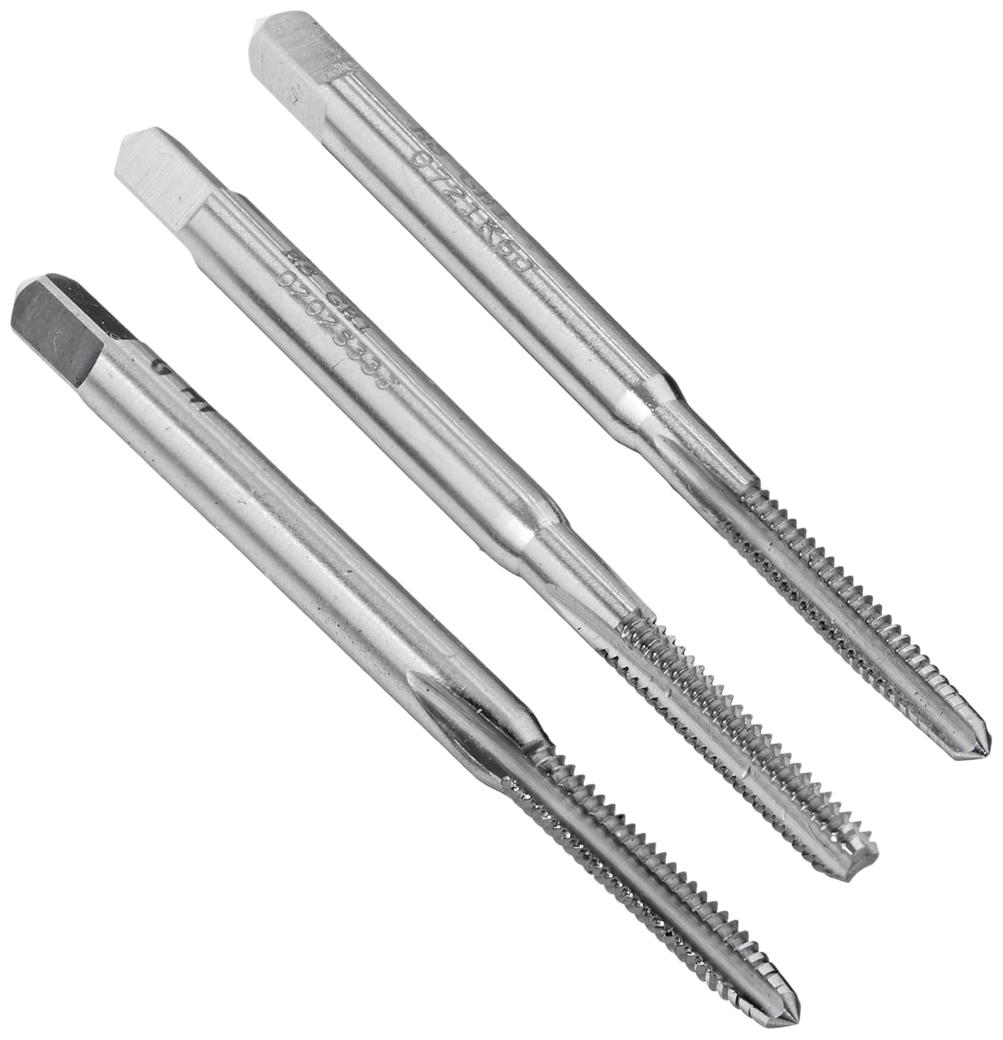 Kodiak Cutting Tools KCT200154 – Juego de roscadores manuales fabricados en Estados Unidos, incluye tapones cónicos, enchufe y grifos inferiores,