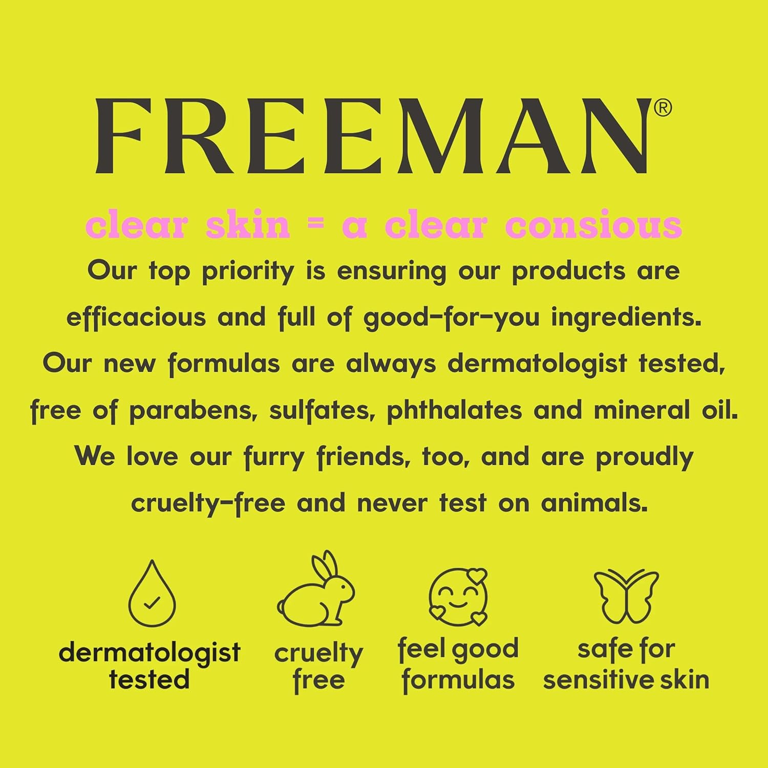 Freeman Paquete variado de mascarillas faciales, juego de mascarillas faciales despegables y arcilla, limpieza de poros, iluminadora y calmante para