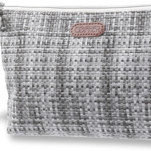 SEAMOON Pequeña bolsa de cosméticos, bolsa de maquillaje de viaje, bolso estético de maquillaje, bolsa de cuero de patrón tejido colorido, bolsa de SEAMOON Pequeña bolsa de cosméticos, bolsa de maquillaje de viaje, bolso estético de maquillaje, bolsa de cuero de patrón tejido colorido, bolsa de